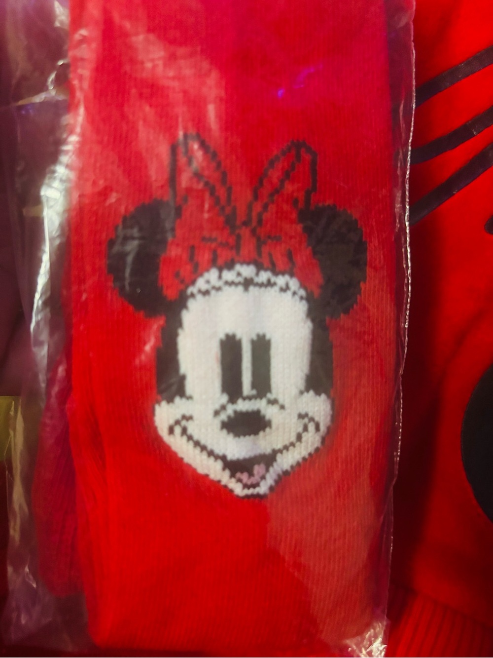 Disney Minnie Mouse Baby Girl Red Dress 3 Piece Set Size 3-6M - Picture 5 of 9